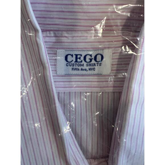 Set of 13 CEGO New York Custom Made Cotton Dress Shirts Monogram “REO” Size XL - Picture 11 of 12
